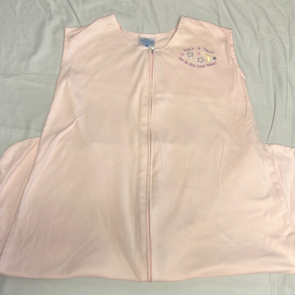 🐥 Halo - pink cotton Sleeveless Baby Sleep Sack